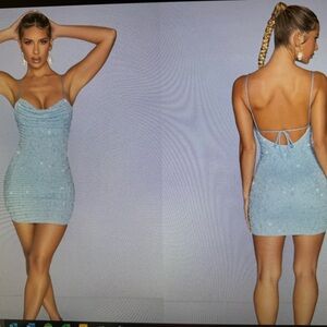 NWT light blue Oh Polly Dress size 2